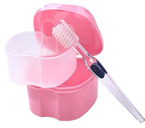 Buy Bearals Denture Box, Denture Cup, Denture Case with Brush, Denture ...