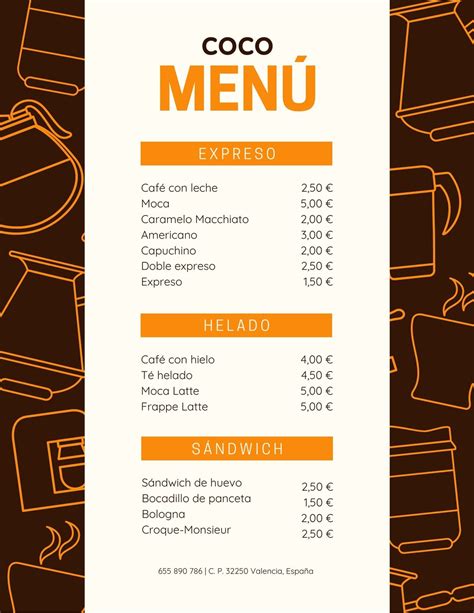 Descobrir Imagem Plantilla Menu Cafeteria Abzlocal Mx