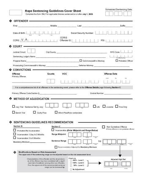 Fillable Online Mandatory Minimum Penalties For Sex Offenses Fax Email