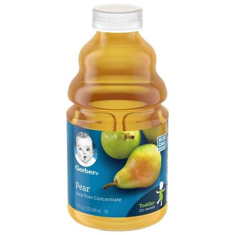 Gerber Juice From Concentrate Pear Toddler 12 Months Publix