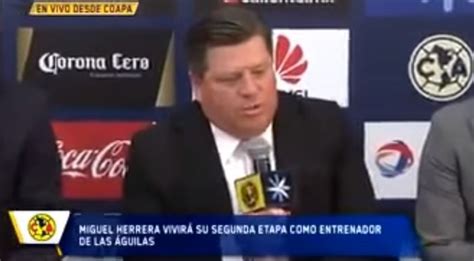 Piojo Herrera Es Presentado Como Nuevo Director T Cnico Del Am Rica