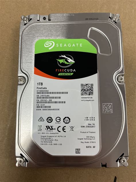 ST1000DX002 Seagate Technology Seagate FireCuda ST1000DX002 1 TB 3.5 ...