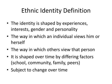 Examples Of Ethnic Identity