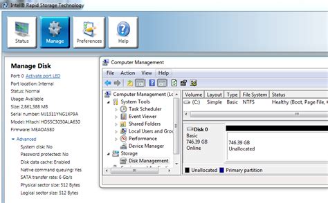 Intel Rapid Storage Technology Driver что это