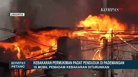 Kebakaran Permukiman Padat Penduduk Di Pademangan Video Dailymotion