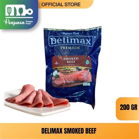 Jual Delimax Smoked Beef Gram Daging Sapi Asap Deli Max Isi