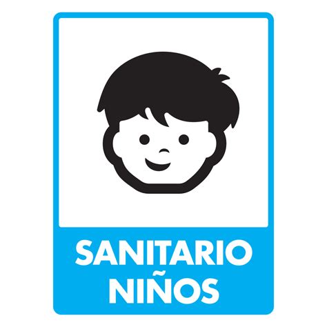 SEÑAL MODELO 195 SANITARIOS NIÑOS 20X25 NORMAL ESTIRENO EXTIN FLAM