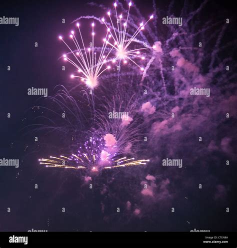 Firework Display Fourth Of July Stock Photo Alamy