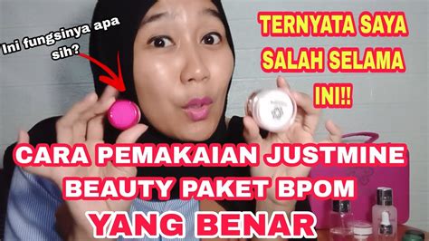 Cara Pemakaian Cream Krim Justmine Beauty Skincare Sepaket Isi Krim