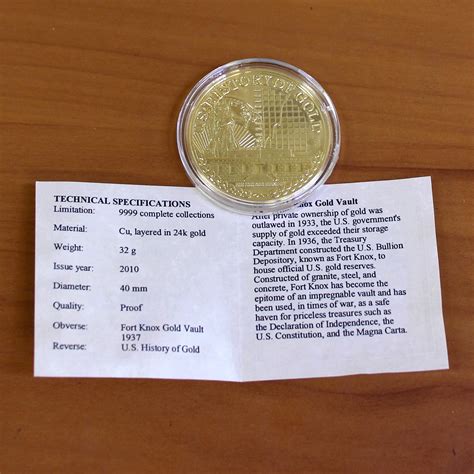 American Mint Fort Knox History Of Gold Coin Property Room