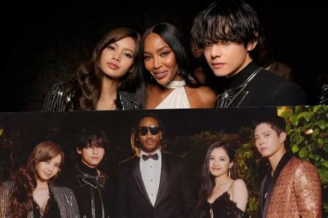 HEBOH V BTS Dan Lisa BLACKPINK Foto Bareng Di Cannes Ada Apa Mapay