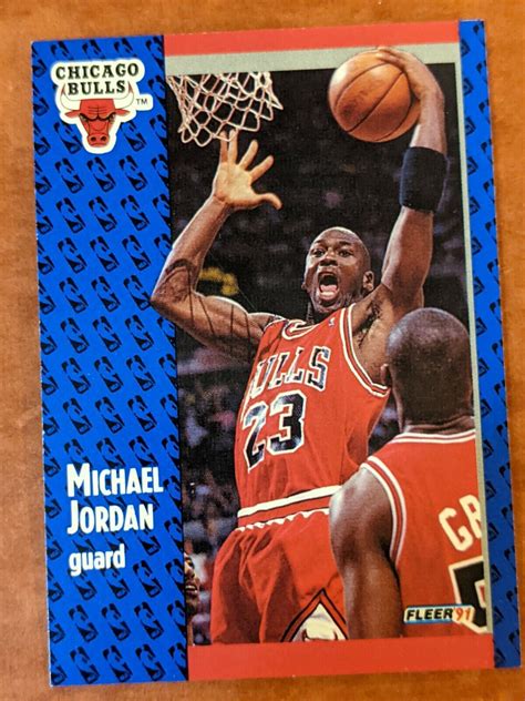 1991 Fleer Chicago Bulls Michael Jordan Guard Card 29 EBay