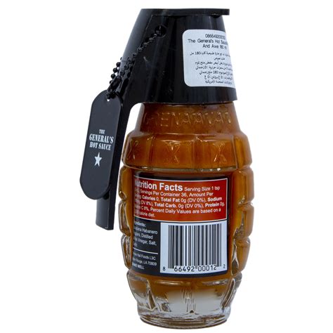 The General S Shock And Awe Hot Sauce Ml Online At Best Price Lulu Kuwait