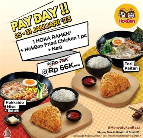 Promo Hokben Payday 25 31 Januari 2023 Diskon Ramen Fried Chicken