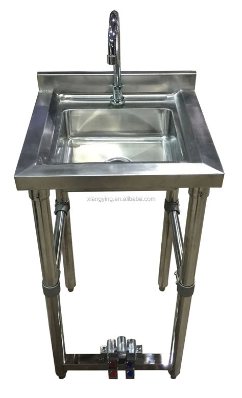 Nsf Approval Stainless Steel Knee Pedal Operated Hand Wash Sink Hand