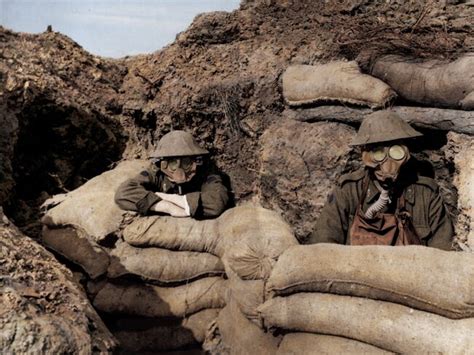 Sepia Horrors Of War In Colour For The First Time Famous Wwi Photos