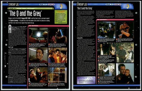 The Q The Grey Voyager Star Trek Fact File Page