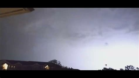 San Antonio Thunderstorm And Red Flash Youtube