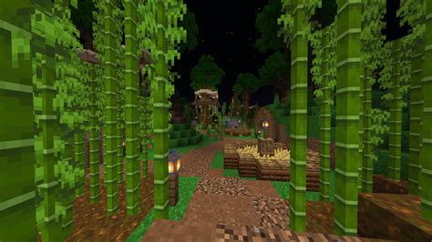 My jungle village : r/Minecraftbuilds