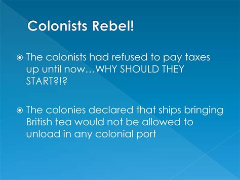 Britain Taxes The Colonies Ppt Download