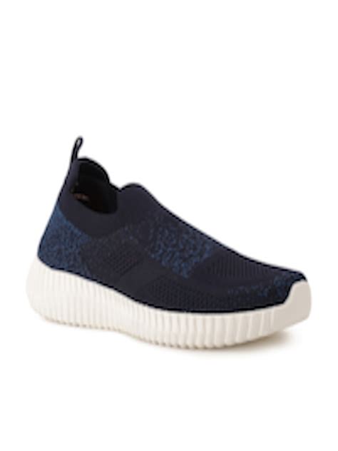 Buy North Star Men Navy Blue Woven Design Slip On Sneakers Casual Shoes For Men 16435406 Myntra