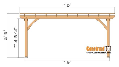 12x16 Pergola Plans | PDF | Material List - Construct101