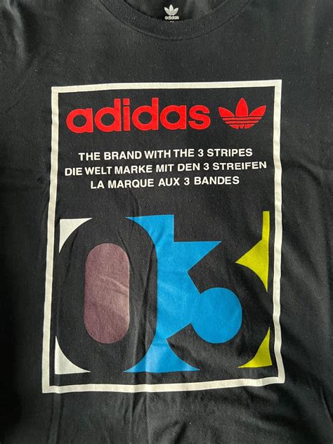 Adidas The Brand With The 3 Stripes Tee T Shirt Size Gem