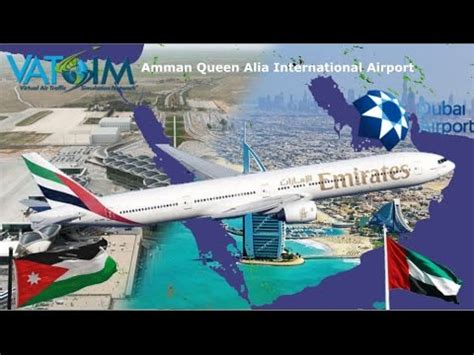 PMDG B77W Flies Amman Jordan OJAI To Dubai OMDB On Vatsim YouTube