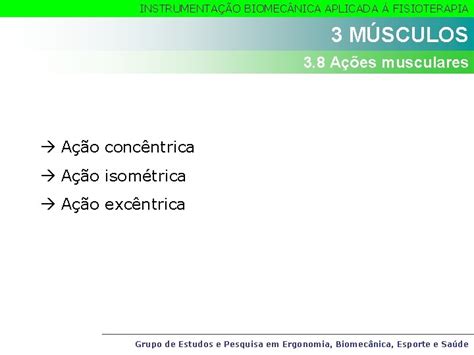 INSTRUMENTAO BIOMEC NICA APLICADA FISIOTERAPIA PROPRIEDADES FSICAS E