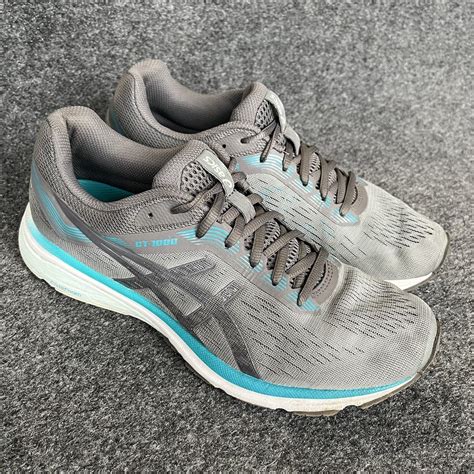 Asics Gt 1000 Duomax Flytefoam Gray Teal Running Athl Gem