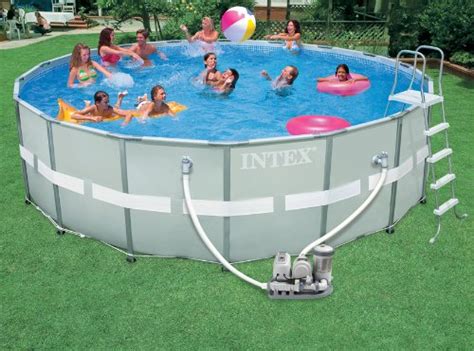 Seems to be QUITE GOOD Intex Ultra Frame 18-Foot-by-52-Inch Round Pool ...