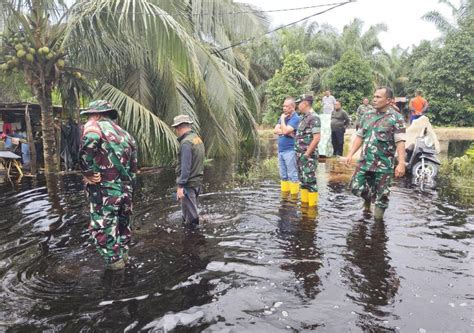 Media Center Banjir Mempura Siak Rendam Ratusan Rumah