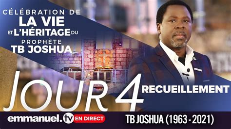 Recueillement En Direct Proph Te Tb Joshua Youtube