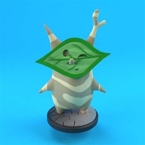 Korok Legend Of Zelda Breath Of The Wild Tears Of The Kingdom Stl File 3d Model 3d Printer