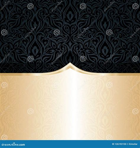 black and gold luxury wallpaper