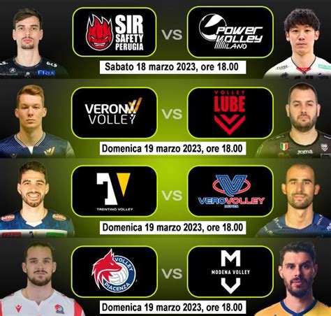 Volleyball It On Twitter Superlega Via Ai Play Off Oggi Perugia