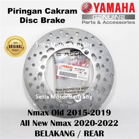 Disc Brake Piringan Cakram Belakang All New Nmax 2020 N Max Old Asli