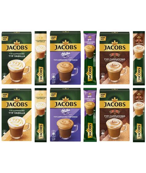 Jacobs Cappuccino Milka Baileys Vanilla X