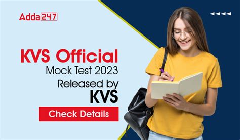 KVS Official Mock Test 2023 Released For PRT TGT PGT Exam By KVS