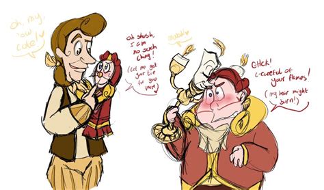 Lumiere and Cogsworth | Beauty and the beast movie, Cogsworth, Disney ...