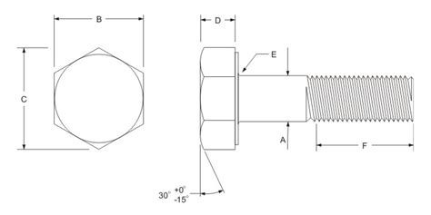 Bolt Dimensions — Baden Steelbar And Bolt Corp