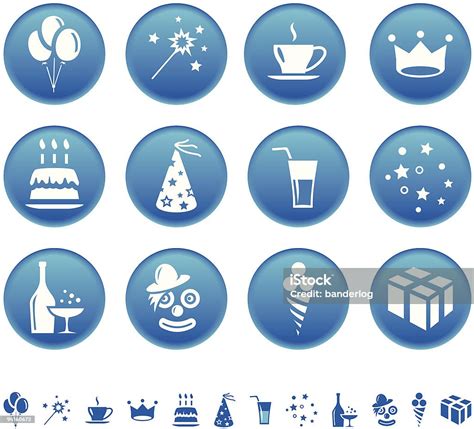 Celebrate Icons Stock Illustration Download Image Now Alcohol