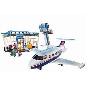 Playmobil City Action Airport With Airplane And Control Tower