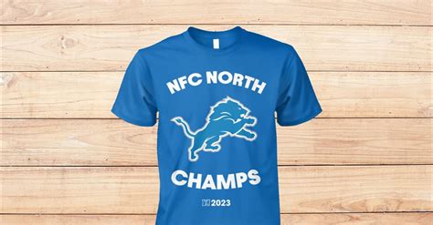 Detroit Lions Nfc North Champions Shirts Viralstyle