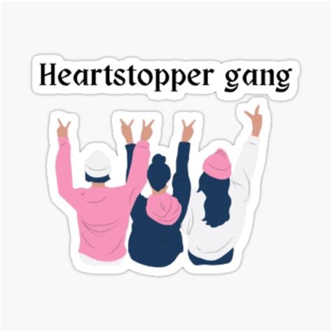 Heartstopper Gang Sticker For Sale By Colour World B Redbubble