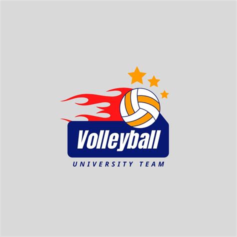 Volleyball Team Logo Design