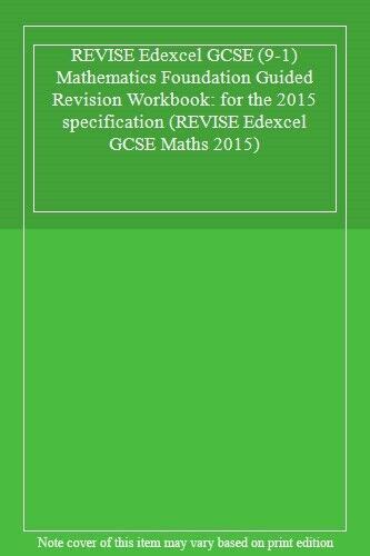 Revise Edexcel Gcse Mathematics Foundation Guided Revision