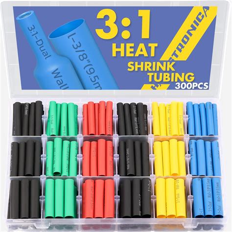 Haisstronica Pcs Heat Shrink Tubing Ratio Marine Heat Shrink