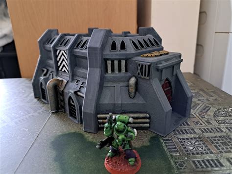 Bunker Scifi Terrain Warhammer Gallery Dakkadakka