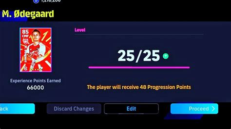 Rated Arsenal Pack M Odegaard Max Level Up In Efootball